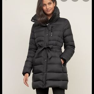 Abercrombie firth black down coat